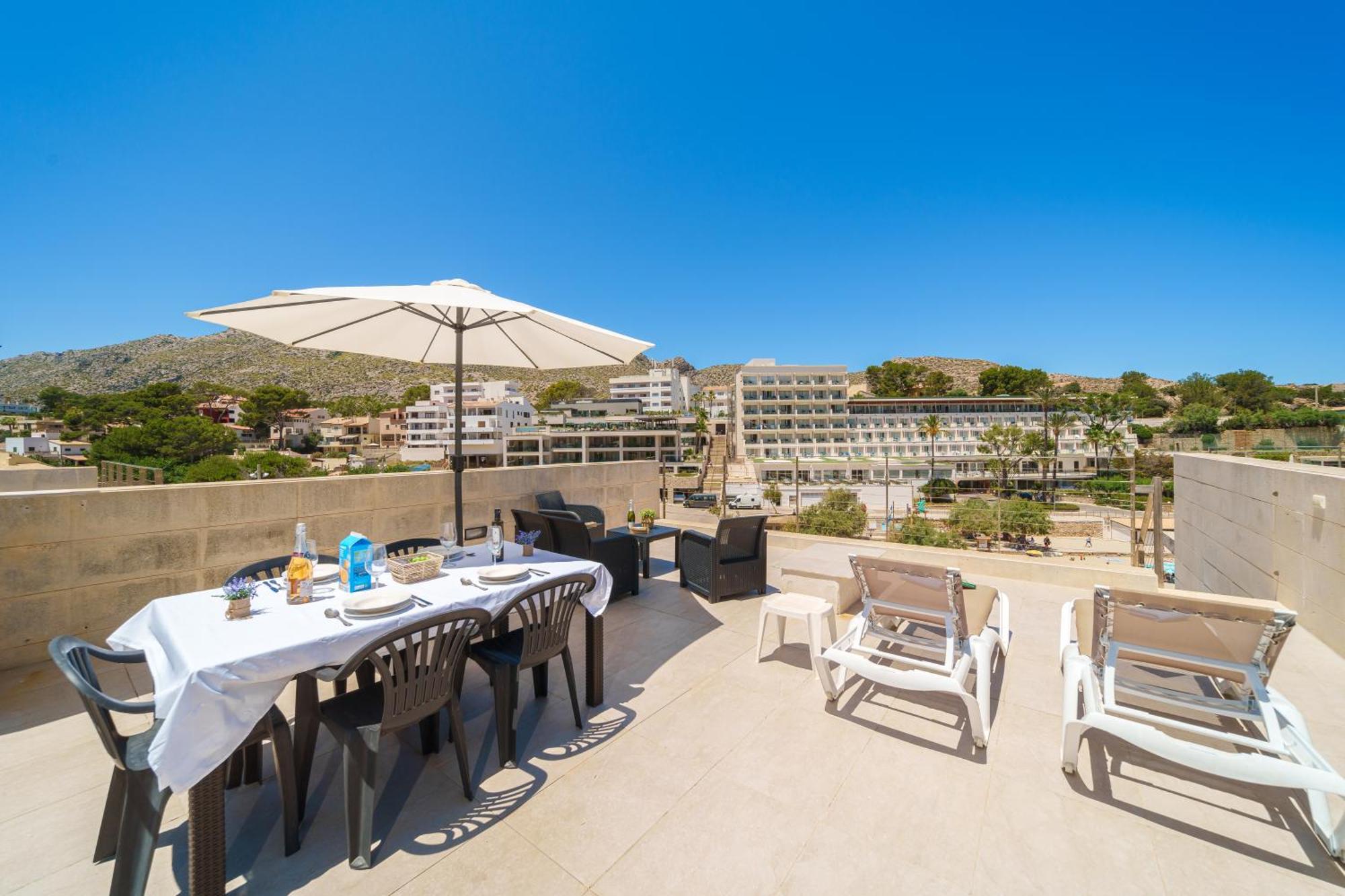 Ferienwohnung Mirador Blue J - Cala Sant Vicenc Cala de Sant Vicenc Exterior foto